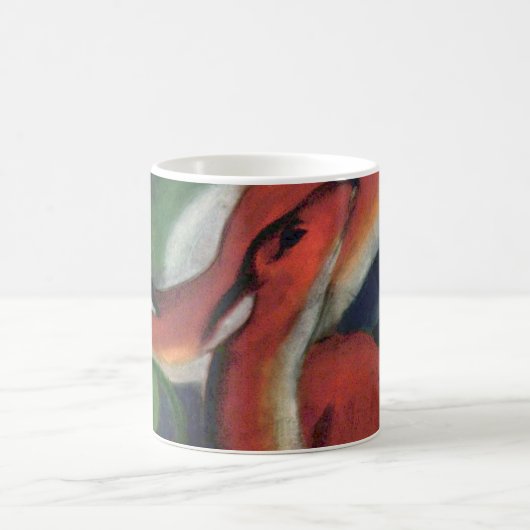 Mug Franz Marc Red Deer célèbre peinture animale (Centre)