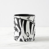 Mug Franz Marc - Tigre noir et blanc - Art Abstrait (Centre)