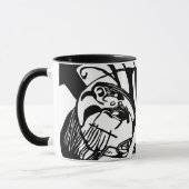 Mug Franz Marc - Tigre noir et blanc - Art Abstrait (Gauche)