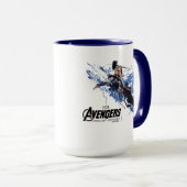 Mug Frappe à travers le boulon éclair (Devant droit)