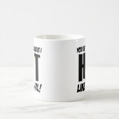 Mug frappe comme une fille volleyball (Centre)