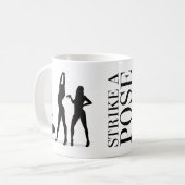 Mug Frapper un pot - Vogue - image des deux côtés - (Devant gauche)
