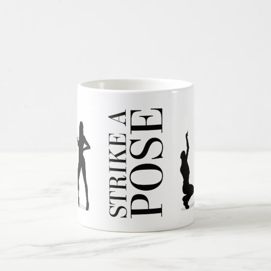 Mug Frapper un pot - Vogue - image des deux côtés - (Centre)
