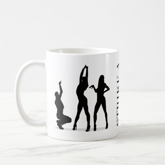 Mug Frapper un pot - Vogue - image des deux côtés - (Gauche)