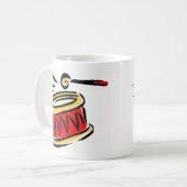 Mug Frappez le tambour (Devant gauche)