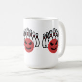 Mug Frappez Votre Amuseur De Bowling Matin (Devant droit)