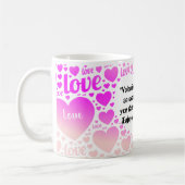 Mug Frase  graciosa El dia del amor y la amistad (Gauche)