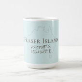 Mug Fraser Island Australie Latitude & Longitude (Centre)