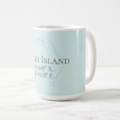 Mug Fraser Island Australie Latitude & Longitude (Devant droit)