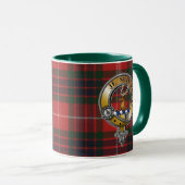 Mug Fraser Lovat Tartan & Badge (Devant droit)