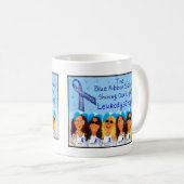 Mug Fraternité de ruban bleu (Devant droit)