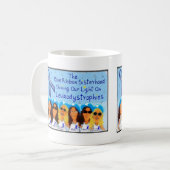 Mug Fraternité de ruban bleu (Devant gauche)