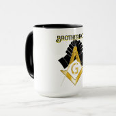 Mug Fraternité Freemason (Devant gauche)