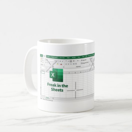 Mug freak dans les draps excel (Devant gauche)