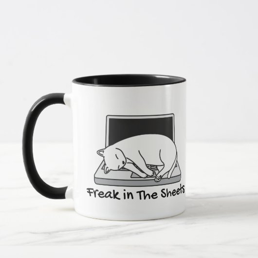 Mug Freak dans les feuilles - Drôle Acoountant (Gauche)