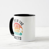 MUG FREAK IN THE SHEETS SASQUATCH RETRO SUNSET (Devant gauche)