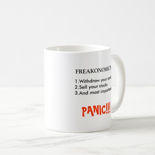 Mug Freakonomics 101 (Devant droit)