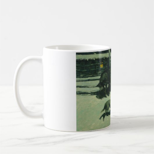 Mug Frederic Remington - L'appel à l'aide (Gauche)