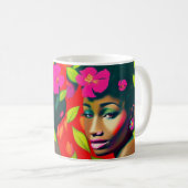 Mug Frédéricka Abstraite Africaine Américaine (Devant droit)