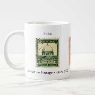 Mug Free Palestine   Timbres Palestine Historique