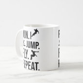 Mug Free Runner Cours Sauter Voler Répéter Parkour (Devant gauche)