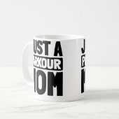 Mug Free Running - Coureur Traceur Juste une maman de (Devant gauche)
