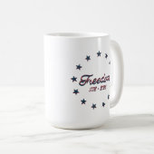 Mug Freedom 1776–2026 America 250 Patriotic Design (Devant droit)