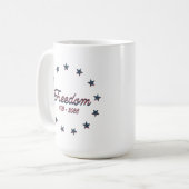 Mug Freedom 1776–2026 America 250 Patriotic Design (Devant gauche)