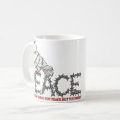 Mug Freedom and peace (Devant gauche)