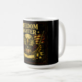 Mug Freedom Fighter – American Defender Pride (Devant droit)