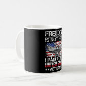 Mug Freedom Isnt Free Veteran - American Eagle (Devant gauche)