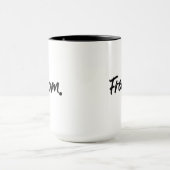 Mug Freedom. Minimalist Black (Centre)