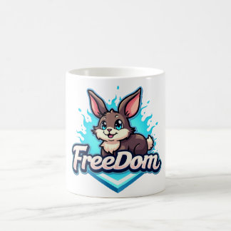 Mug Freedom Rabbit - Un symbole de l'énergie sans limi