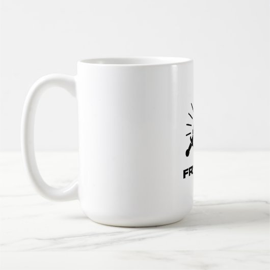 Mug freedom sword graphic (Gauche)