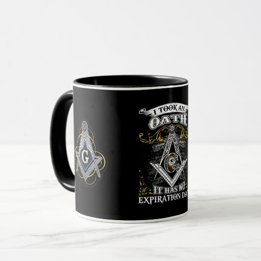 Mug Freemason (Devant gauche)