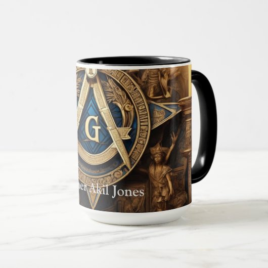 Mug Freemason (Devant droit)