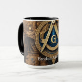 Mug Freemason (Devant gauche)