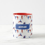 Mug Freestyle Greco Motif de lutte romaine (Centre)