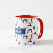 Mug Freestyle Greco Motif de lutte romaine (Devant droit)