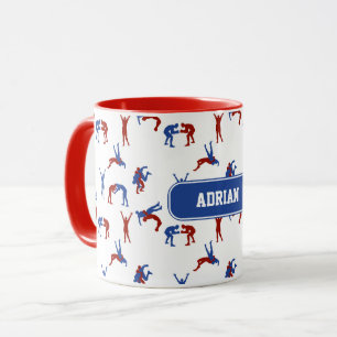 Mug Freestyle Greco Motif de lutte romaine