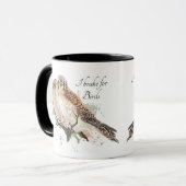 Mug Frein pour oiseaux Citation Oiseau Kestrel Couple (Devant gauche)