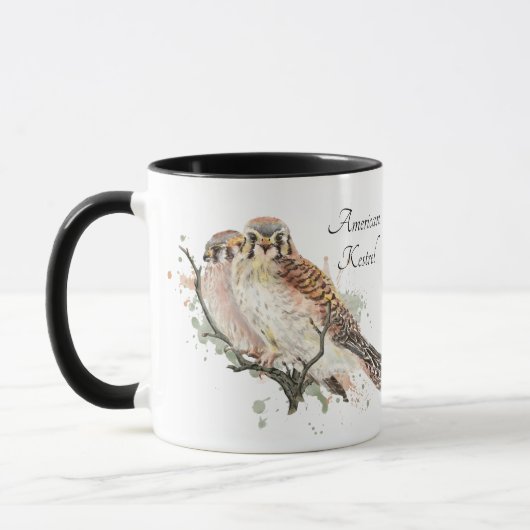 Mug Frein pour oiseaux Citation Oiseau Kestrel Couple  (Gauche)
