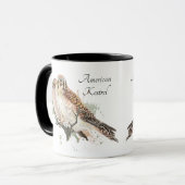 Mug Frein pour oiseaux Citation Oiseau Kestrel Couple  (Devant gauche)