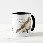 Mug Frein pour oiseaux Citation Oiseau Kestrel Couple  (Devant droit)