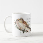 Mug Frein pour oiseaux Citation Oiseau Kestrel Couple (Gauche)