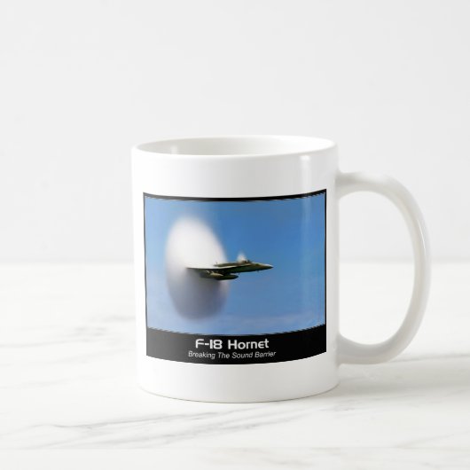 Mug Frelon du bang sonique F-18 (Droite)