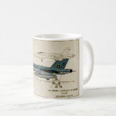 Mug Frelon F-18 (Devant droit)