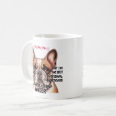 Mug French Bulldog, Ajouter le nom du chien, modifier (Devant gauche)