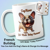 Mug French Bulldog - Ajouter le nom du chien, modifier