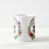 Mug French Bulldog Christmas Wreath Festive Pup (Centre)